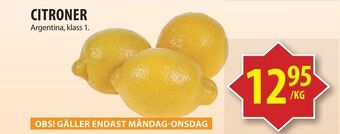 Matvärlden Tensta Citroner erbjuda