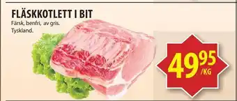 Fläskkotlett i bit