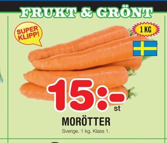 Nya Pulsen Morötter erbjuda