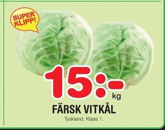 Nya Pulsen Färsk vitkål erbjuda