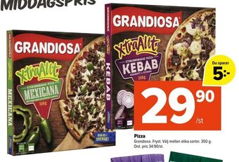 Coop Extra Pizza erbjuda
