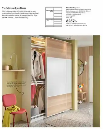 IKEA PAX/MEHAMN garderob med mjuköppnande/-stängande anordning erbjuda