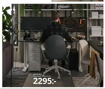 IKEA HATTEFJÄLL Kontorsstol med armstöd erbjuda