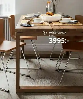 IKEA MÖRBYLÅNGA bord erbjuda