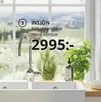 IKEA INSJÖN köksblandare med sensor erbjuda