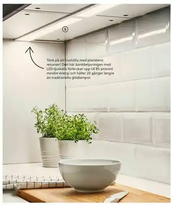 IKEA STRÖMLINJE LED bänkbelysning erbjuda