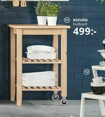 BEKVÄM rullbord