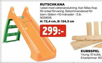 Jem&Fix Rutschkana erbjuda