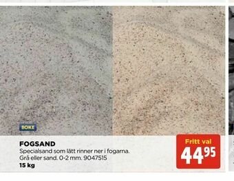 Jem&Fix Fogsand erbjuda