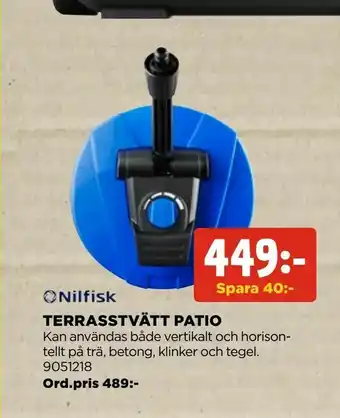 Jem&Fix Terrasstvätt patio erbjuda