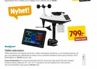 Jula Trådlös väderstation erbjuda