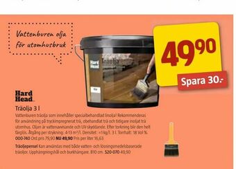 Jula Träolja 3 l erbjuda