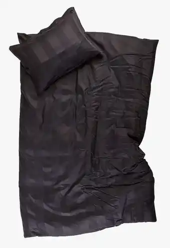 Hemtex Påslakanset i satin svart erbjuda