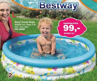 Lekextra Pool Coral Kids erbjuda