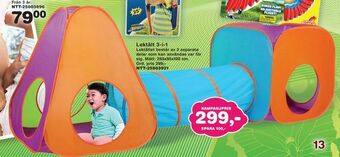 Lekextra Lektält 3-i-1 erbjuda