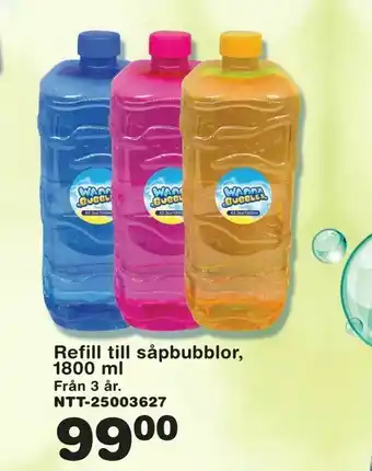 Lekextra Refill till såpbubblor, 1800 ml erbjuda