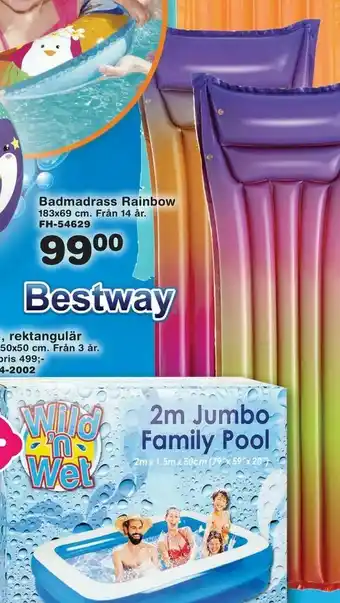 Lekextra Badmadrass Rainbow erbjuda