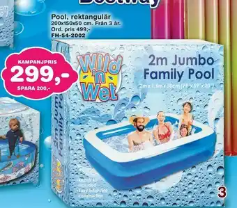 Lekextra Pool, rektangulär erbjuda