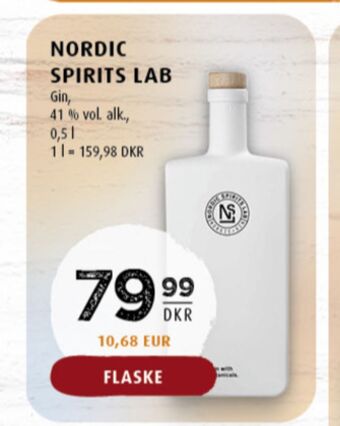 Scandinavian Park Nordic spirits lab gin erbjuda
