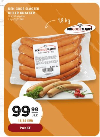 Scandinavian Park Den gode slagter grillkorv erbjuda