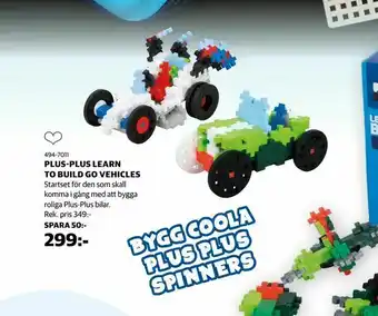 Lekia Plus-plus learn to build go vehicles erbjuda