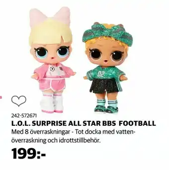 Lekia L.o.l. surprise all star bbs football erbjuda