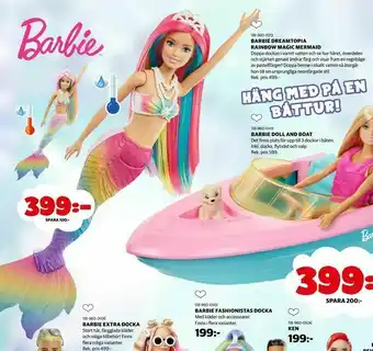 Lekia Barbie dreamtopia rainbow magic mermaid erbjuda