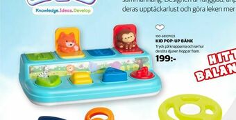 Lekia Kid pop-up bänk erbjuda