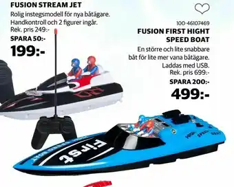 Lekia Fusion first hight speed boat erbjuda
