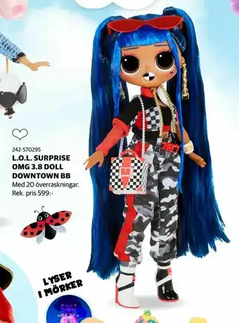 Lekia L.O.L surprise omg 3.8 doll downtown bb erbjuda