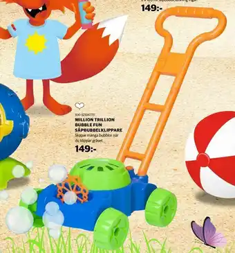 Lekia Million trillion bubble fun såpbubbelklippare erbjuda