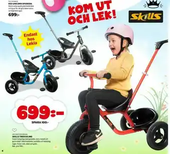 Lekia Skills trehjuling erbjuda