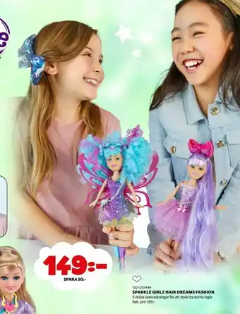Sparkle girlz hair dreams fashion