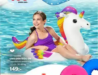 Lekia Unicorn ride on erbjuda