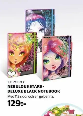 Lekia Nebulous stars - deluxe black notebook erbjuda