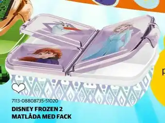 Lekia Disney frozen 2 matlåda med fack erbjuda