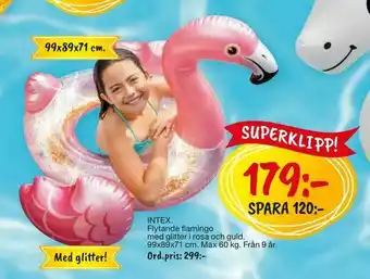 Flytande flamingo