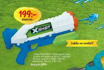 Leklust Fast-Fill X-Shot erbjuda