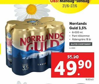 Lidl Norrlands Guld 3,5% erbjuda