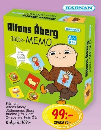 Leklust Kärnan, Alfons Åberg erbjuda