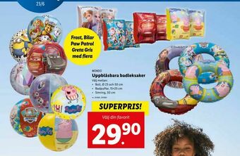 Uppblåsbara badleksaker