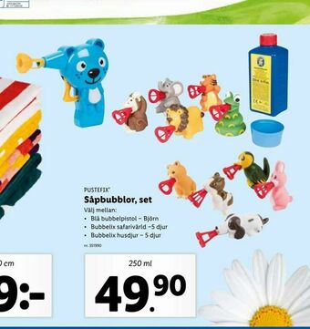 Lidl Såpbubblor, set erbjuda