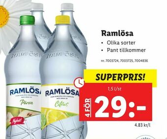 Lidl Ramlösa erbjuda