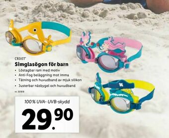 Lidl Simglasögon för barn erbjuda