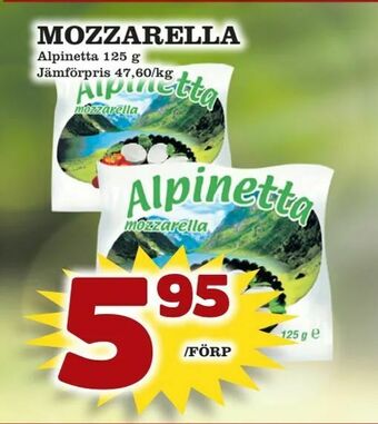 Matdax Mozzarella erbjuda