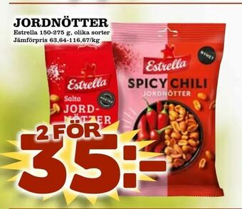 Matdax Jordnötter erbjuda