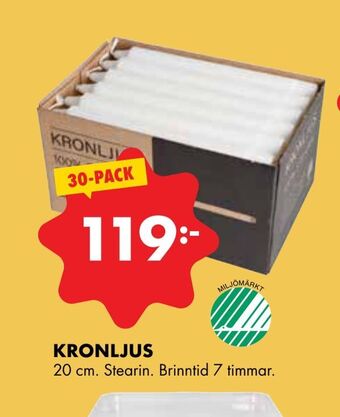 ÖoB Kronljus erbjuda