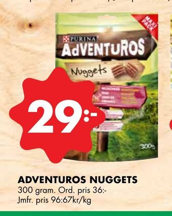 ÖoB Adventuros nuggets erbjuda