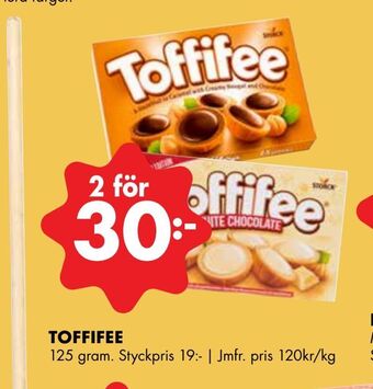 ÖoB Toffifee erbjuda