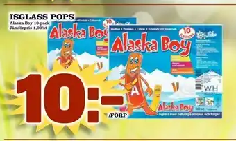 Matdax Isglass pops erbjuda